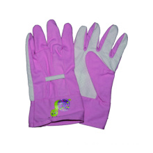 Kid′s Cottongarden Glove PVC DOT Work Glove